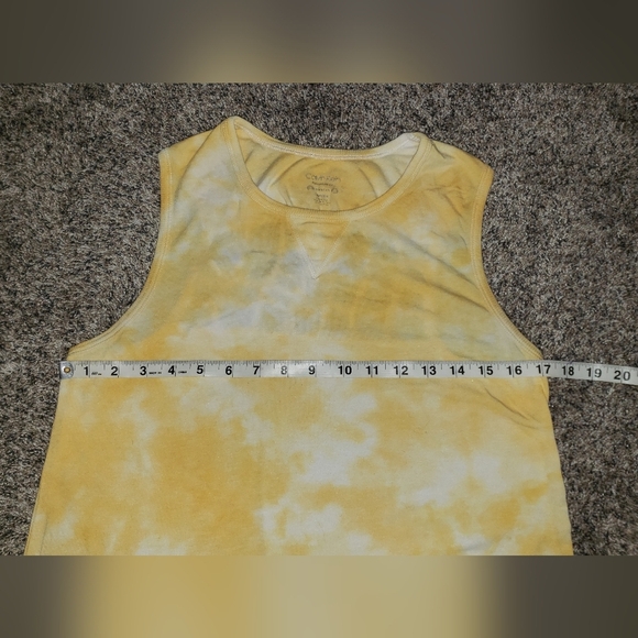 Calvin Klein Performance| Oversized Tie Dye Muscle Tee Tank - Picture 3 of 4